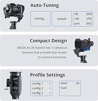 MOZA (モザ) air2s プロフェッショナルキット　ジンバル 付属品完備 カメラ用ジンバル MOZA Air 2S / Air 2S professional kit